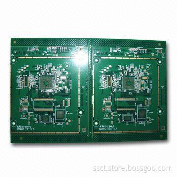 Multilayer PCB with ENIG Surface Finishing and 14mil through Hole